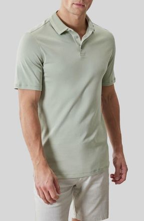 Robert Barakett Georgia Pima Cotton Polo in Desert Green at Nordstrom, Size Xx-Large