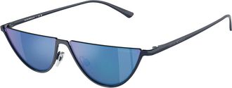 Emporio Armani EA2143 Asian Fit 301925 Mens Sunglasses Blue Size 57