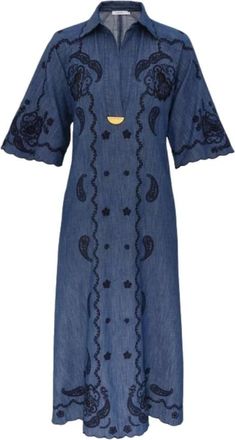 Zimmermann Mujer, Vestidos, Azul, Talla: S