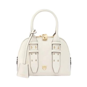 Pinko Handbags, female, White, Size: ONE SIZE Bowling Mini
