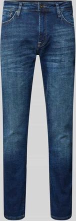 Jack & Jones Jack & Jones Regular Fit Jeans mit Knopfverschluss Modell CLARK in Jeansblau, Größe 28/32