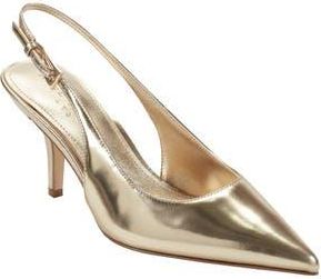 Marc Fisher Dorie Slingback Pointed Toe Pump in Gold at Nordstrom Rack, Size 5.5