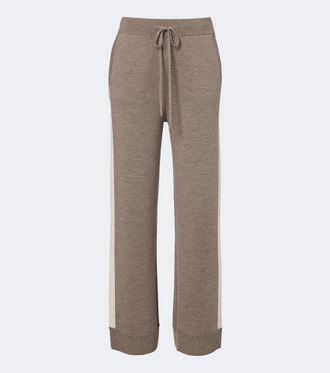 Fusalp Nymira knitted wool-blend sweatpants