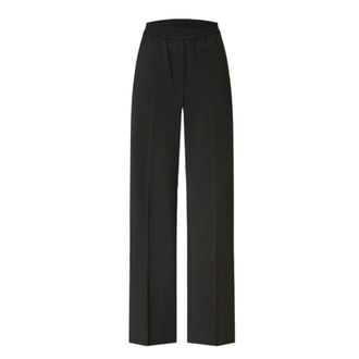 Max Mara Straight Trousers, female, Black, XS, Long Comfort Fit Trousers
