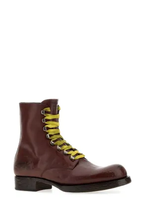 Prada Mens Boot Brown Calfskin