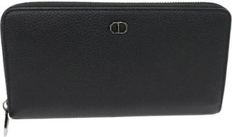 Dior Pre-owned Wallets, female, Black, Size: ONE SIZE Pre-owned Leather Wallet