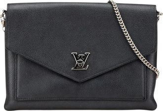 Louis Vuitton Pre-owned My Lock Me Chain Pochette - Dames - Vintage Schoudertas - Zwart - ONE Size - Leer - Vintage