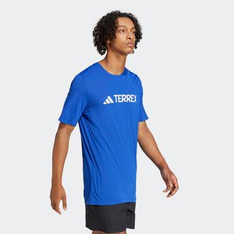 ADIDAS TERREX Funktionsshirt ADIDAS TERREX MULTI CLIMACOOL LOGO TECH, Herren, Gr. XL, blau (semi lucid blau), Obermaterial: 100% Polyester, Shirts Funktionsshirt