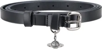 Vivienne Westwood Mini Alex Charm Belt - Black