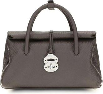Zanellato Postina Daily Leren Handtas - Dames - Handtassen - Bruin - ONE Size - Katoen - Tassen