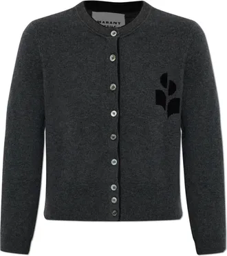 Isabel Marant Cardigans, female, Gray, Size: XS Lona Cardigan