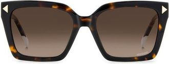 Missoni 55mm Gradient Square Sunglasses in Havana/Brown at Nordstrom