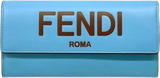 Fendi Pre-owned Wallets, female, Blue, Size: ONE SIZE Pre-owned Wallet