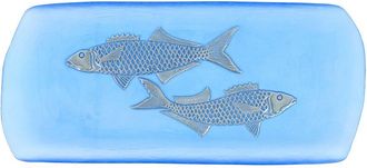 Vietri Vietri Isola Glass Medium Fish Rectangular Tray With $9 Credit
