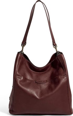 American Leather Co. Austin Leather Bucket Bag in Cordovan Smooth at Nordstrom Rack