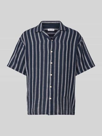 Jack & Jones Jack & Jones Freizeithemd mit Reverskragen Modell EENZO in Marine, Gr&ouml;&szlig;e XL