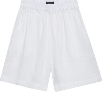 Brooks Brothers Short Shorts - Dames - Korte Broeken - Wit - L - Korte Broeken