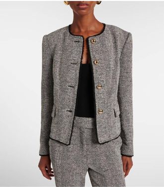 SIMKHAI Ivie Blazer In Black White