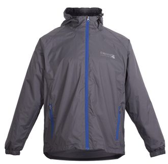 Deproc Regenjacke DEPROC ACTIVE CHESTER WOMEN, Damen, Gr. 44L, grau (anthra), 100% Polyamid mit PU Membran, mit innenliegendem Gummizug, Jacken Regenjacke, a