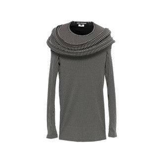 Junya Watanabe Ruffled Polka Dot Top