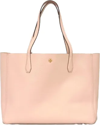 Tory Burch Pink Leather Tote Bag (Pre-Owned)