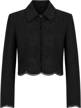 Twinset Giacca con ricamo - - Jackets - Donna - Nero - S
