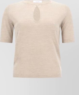 Max Mara silk cashmere knitted top