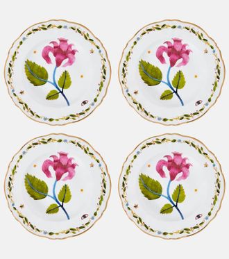 BITOSSI HOME Fabula set of 4 porcelain soup plates