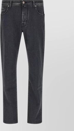Jacob Cohen bard straight leg denim trousers mid rise
