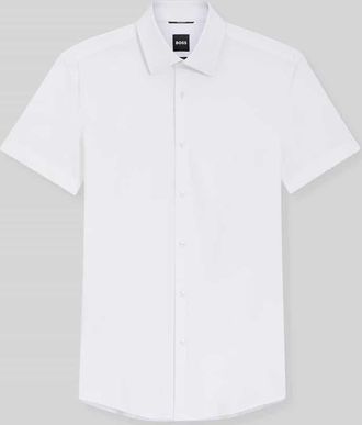HUGO BOSS Slim Fit Businesshemd Modell P-HANK-K-SH-262 in Weiss, Gr&ouml;&szlig;e 39