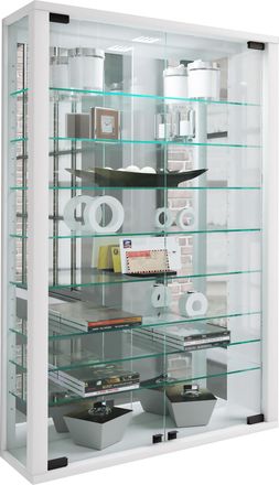 ebuy24 Ebuy24 - Vcm Vitrina Colgante Vitrina Vidrio Con Vidrio De Seguridad Esg Dimensiones Aprox. Al. 91 X An. 59 X P. 18 Cm Vidrio De Gabinete Colgante Mod