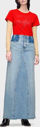 Maison Margiela T-shirt With Print, Womens, Red