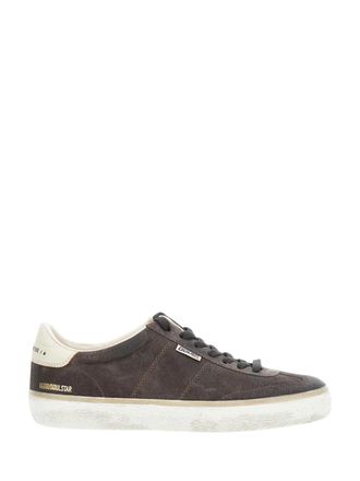 Golden Goose Brown Suede Soul Star Sneakers