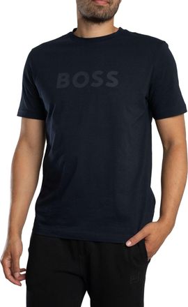 HUGO BOSS T-Shirt Met Logo, Blauw