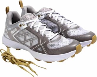 Herno Womens Laminar Etereo Sneakers In Grigio Limone