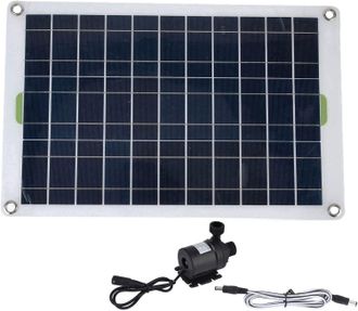 OEM Kit De Bomba Solar De 800 L/h Y 12 V - Panel Solar - Para Hogar/coche/barco - Estanque/fuente