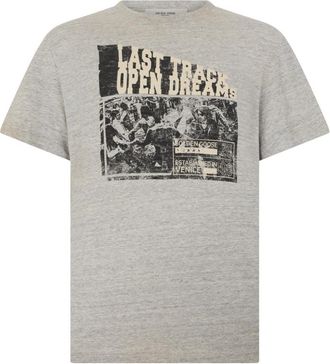 Golden Goose Light Grey Graphic T-Shirt
