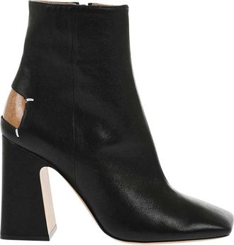 Maison Margiela Black Leather Ankle Boots