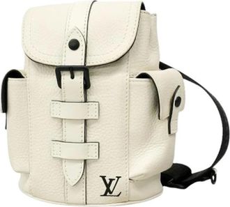 Louis Vuitton unisex, Pre-owned, Wit, Maat: ONE Size Leer
