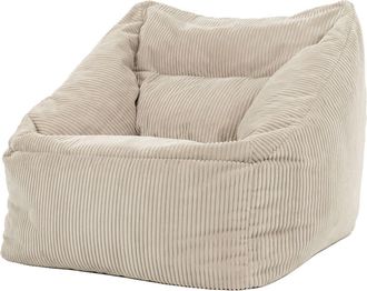 Icon Brand Puf sillón de pana beige