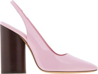 Ferragamo Ferragamo Pamela Leather Slingback Pumps