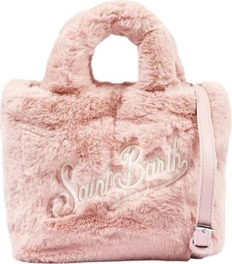 MC2 Saint Barth Vanity Mini Soft Fur - unisex - Tassen - Roze - Maat: ONE Size Poliester