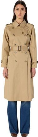 Gerard Darel Serge Belted Trench Coat in Beige at Nordstrom, Size X-Large