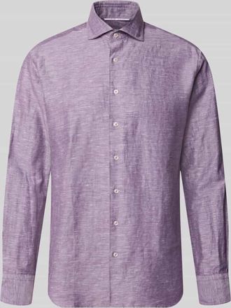 Eterna Regular Fit Business-Hemd mit Kentkragen in Aubergine, Gr&ouml;&szlig;e 39