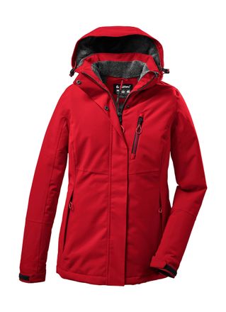Killtec Outdoorjacke KILLTEC KOW 140 WMN JCKT, Damen, Gr. 40, rot, Obermaterial: 100% Polyester;Futter: 100% Polyester;F&uuml;llung: 100% Polyester, Jacken Outdoor