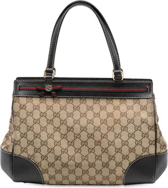 Gucci Borsa tote Mayfair in tela GG 2016-2025 - Marrone