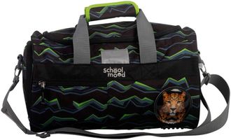 School-Mood Sporttasche SCHOOL-MOOD Finn (Raubkatze), Damen, Gr. B/H/T: 39cm x 20cm x 22cm, finn, Polyester, Taschen Sporttasche
