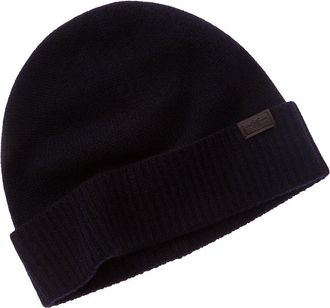 Hickey Freeman Rib Cuff Jersey Cashmere Beanie