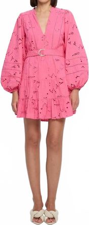 Kivari Corfu Mini Dress In Pink