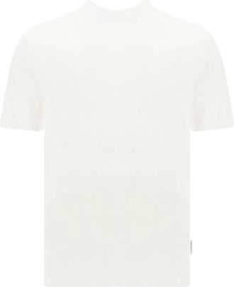 Paolo Pecora Cotton T-Shirt - Heren - T-shirts - Wit - L - Katoen - Tops
